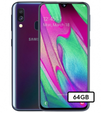 Samsung Galaxy A40 - 64GB - Zwart